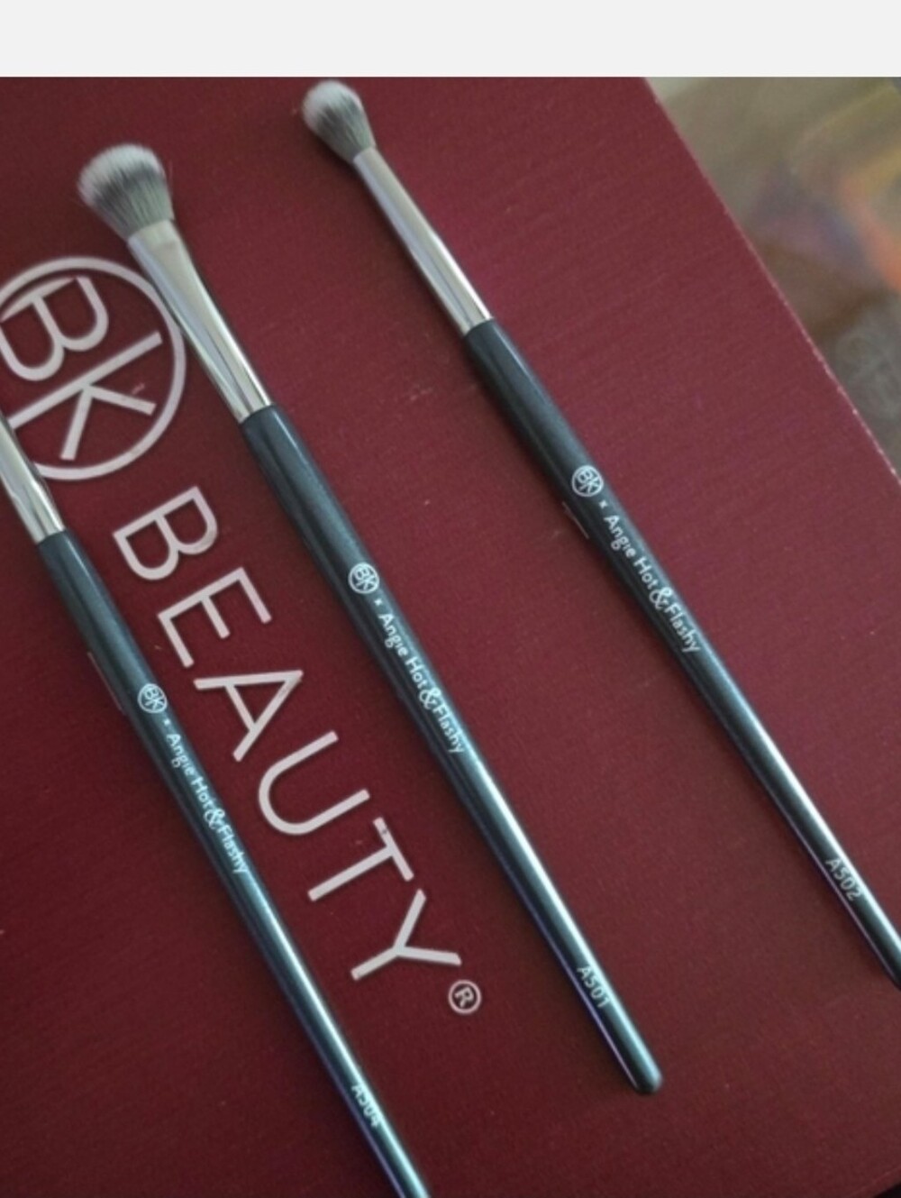 BK BEAUTY × ANGIE HOT & FLASHY 3PC BRUSH BUNDLE - **BRAND NEW!! NEVER USED!**